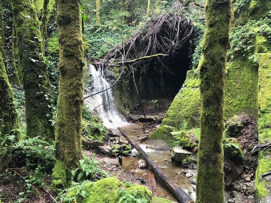 Old Rail Road Tunnel  where 22 Chinese were said to lose their lives. Part of Wright's Station, a ghost town on unincorporated W Santa Clara County. Located off of Summit Road